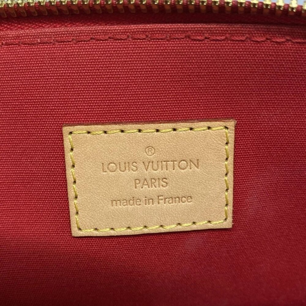 LOUIS VUITTON Alma PM Rose Indian Monogram Vernis -Handbag 873-043025 - Picture 14 of 14